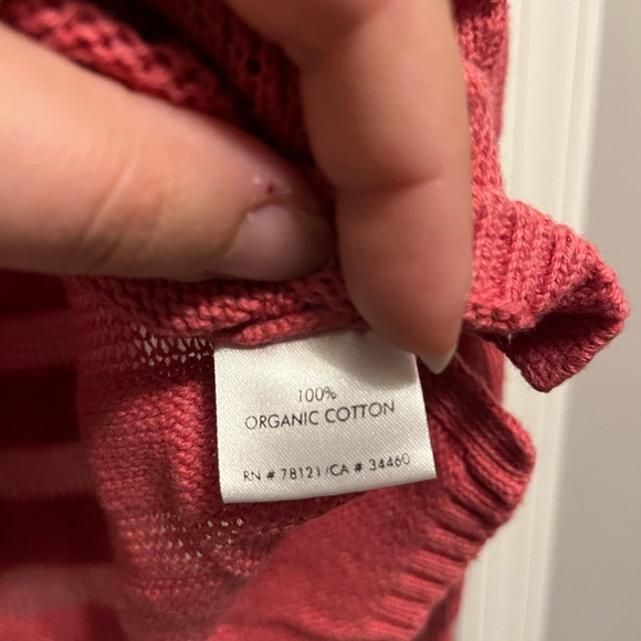 Eileen Fisher Sweater Womens
Med petite Pink Organic 
Breathable Beach Costal - Picture 4 of 7